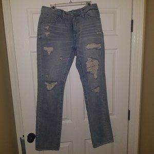 Salvage distressed jeans 34x34